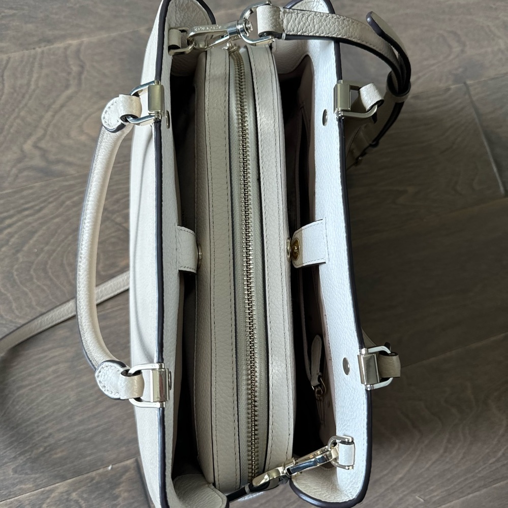 Kate Spade Capucino and ivory Leather Tote Bag - Picture 10 of 12